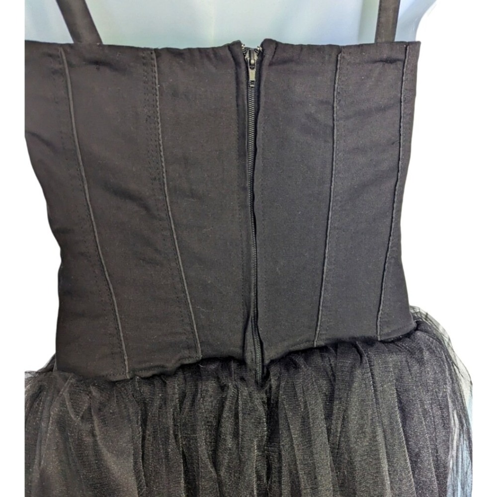 Royal Bones by Daang Sexy Corset Bustier Goth Punk Dress Style 101103 Size Large - Picture 6 of 10